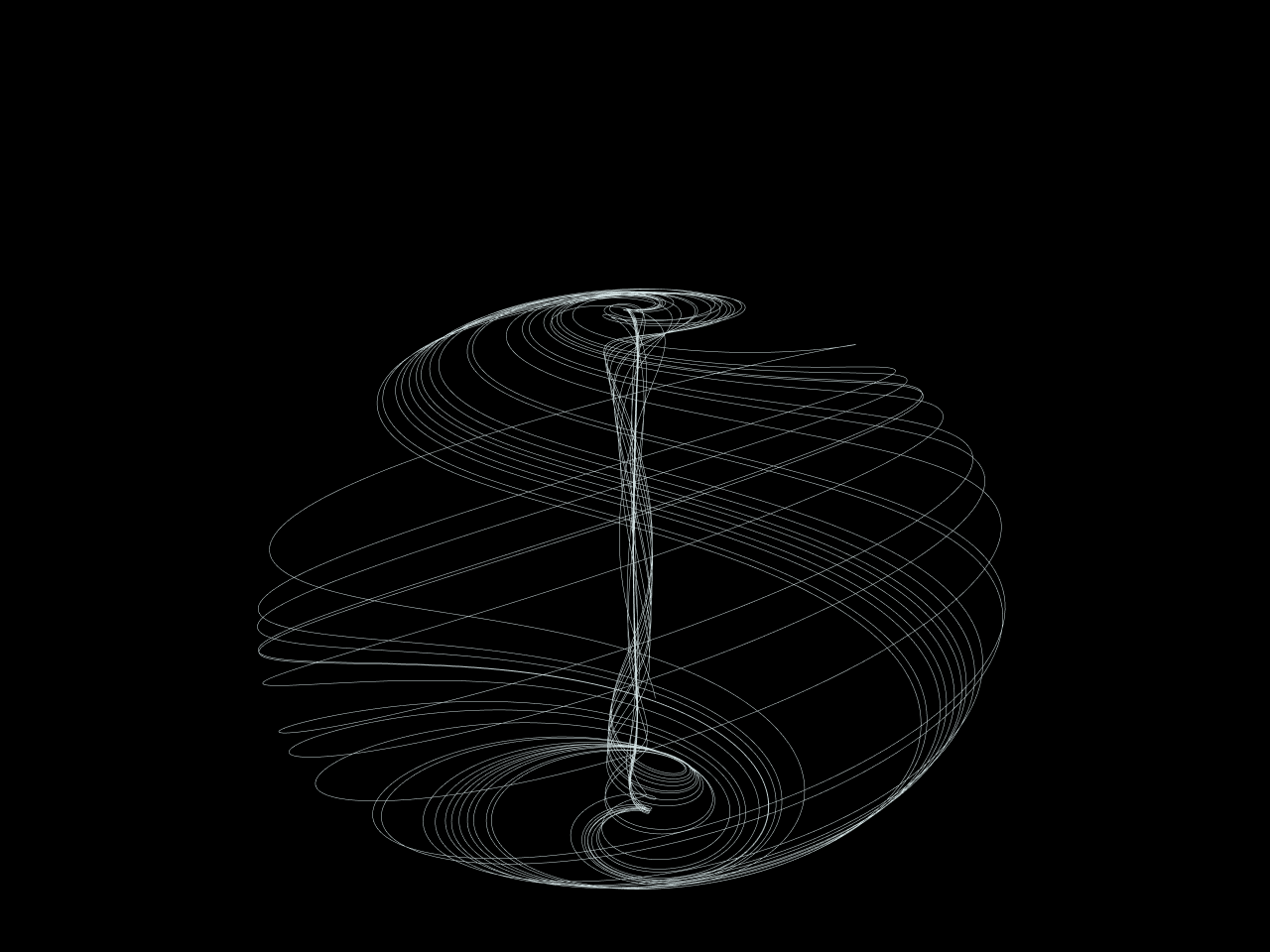 Aizawa’s round shell with a hole through it — Classical Chaos