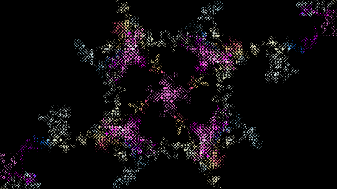 Hopalong Attractor Sinusoidal — Classical Chaos